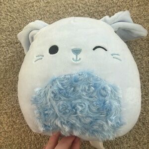6” blue bunny squishmallow